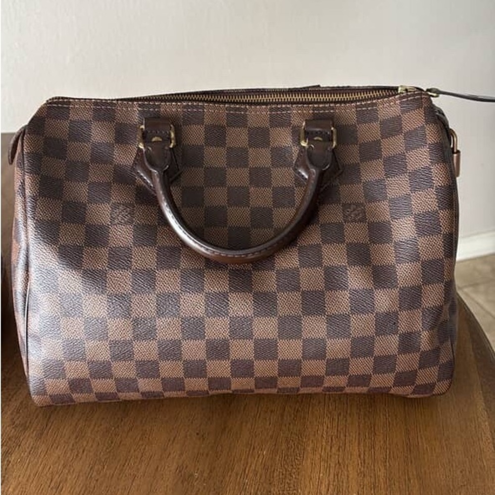 Louis Vuitton Brown Checkered Bag